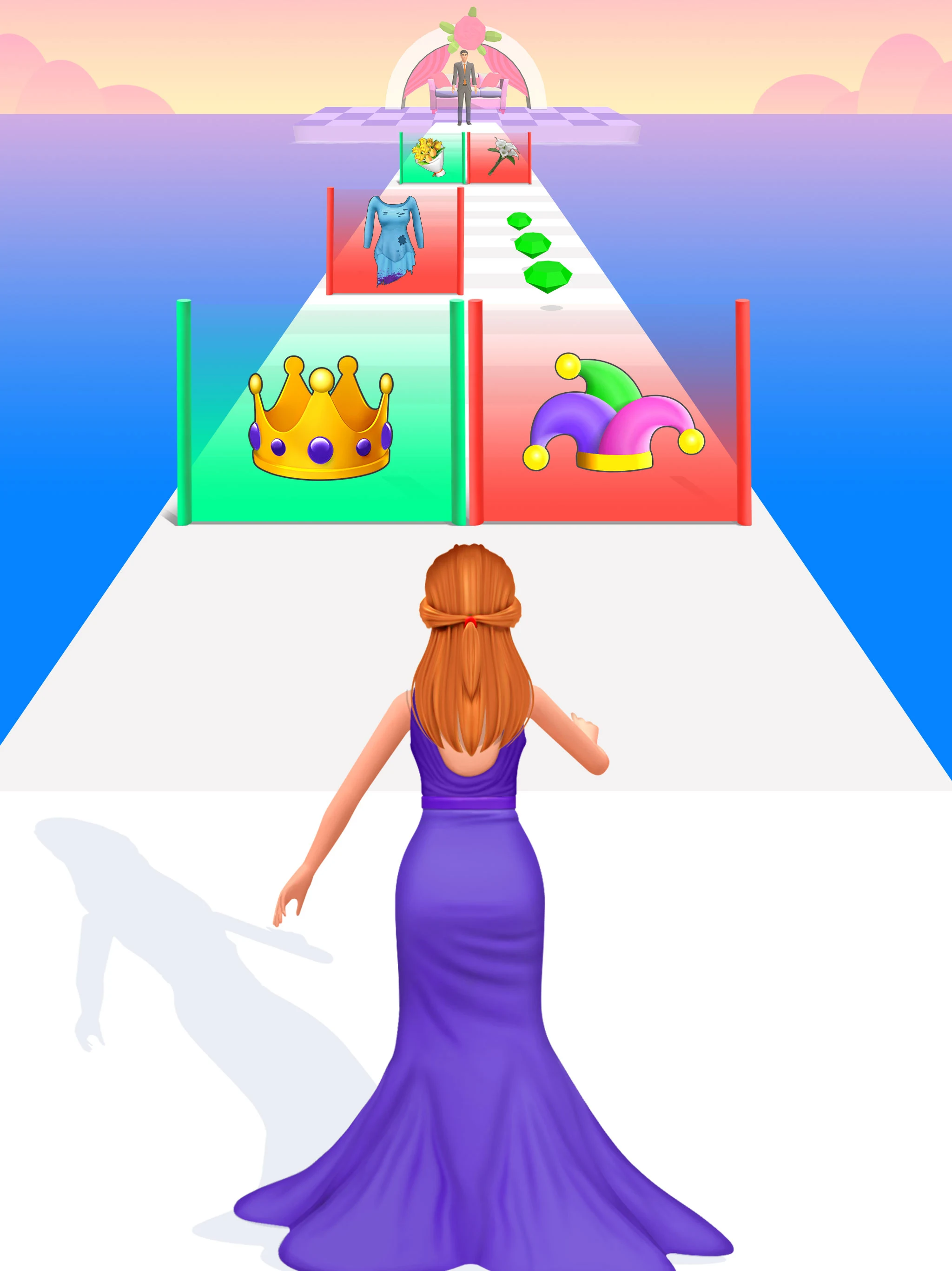 Bride Race: Makeup, Dress up screenshot